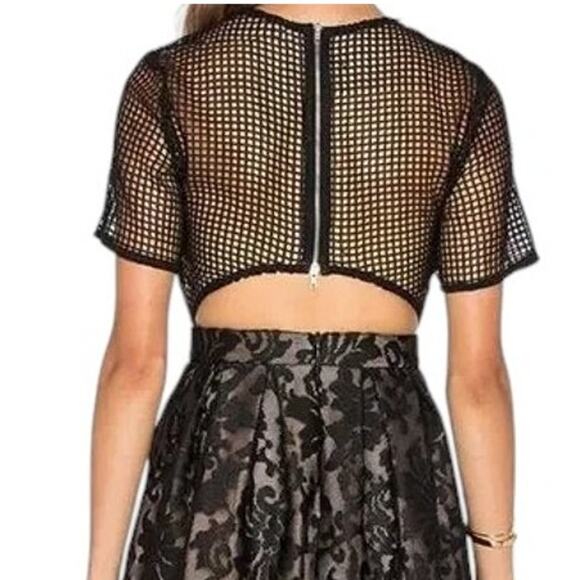 NWT Elliatt Velosity Lace  Formal Cut Out Black Dress Size Small - Picture 8 of 12